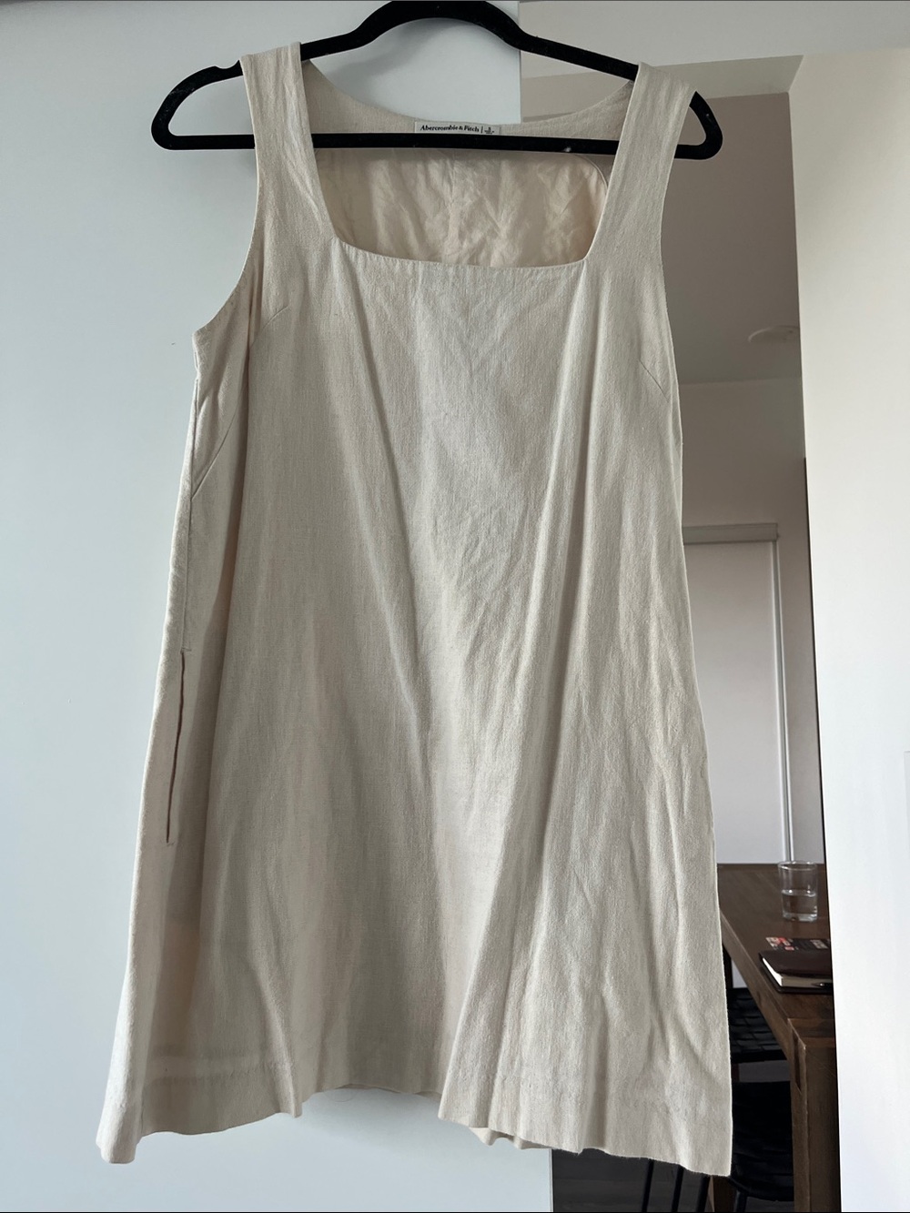 Linen mini dress